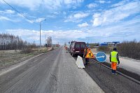 Начался ремонт дороги Кинешма - Батманы