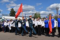 В Кинешме прошёл смотр строя и песни «На знамя Победы равняем шаг!»
