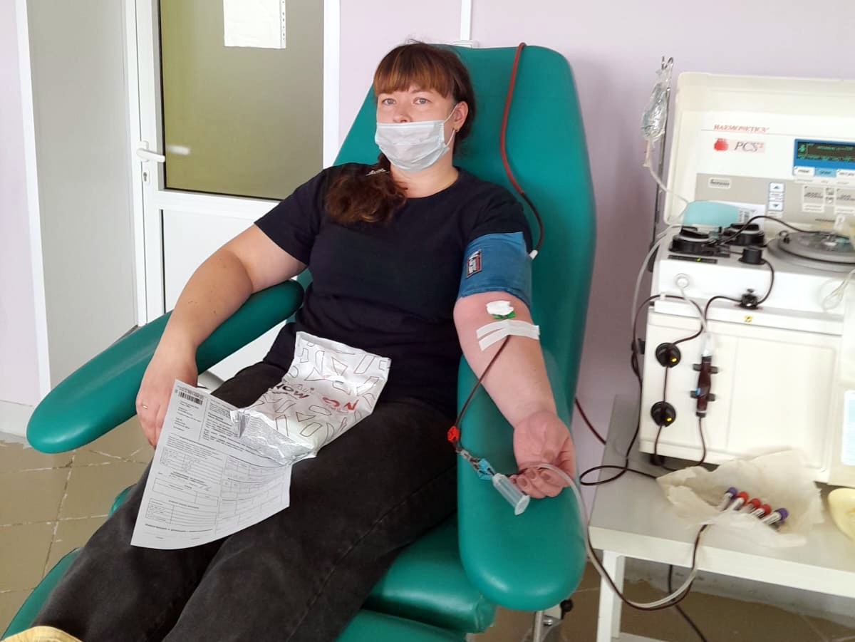 Сотрудники ИК-4 приняли участие в сдаче крови