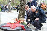 В Кинешме на воинских захоронениях на кладбищах «Сокольники» и «Затенки» прошли митинги