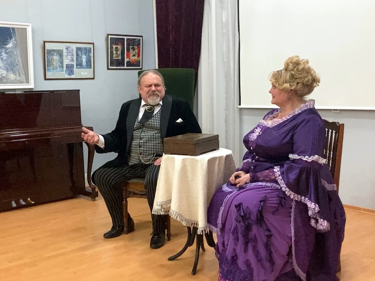 Кинешемский театр показал «Бесприданницу» в рамках акции «Ночь в музее» в Щелыково