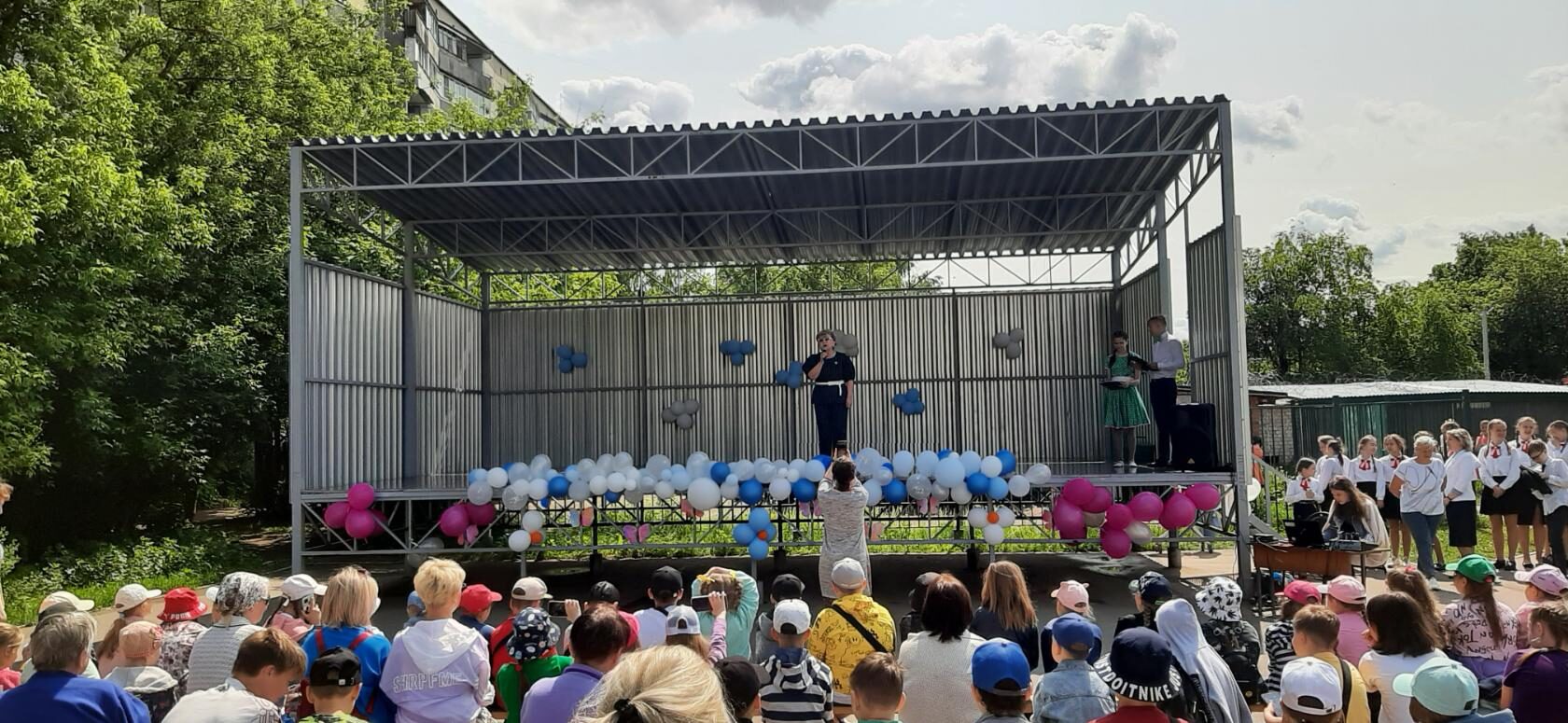 В микрорайоне «Автоагрегат» прошёл праздник, посвящённый Дню защиты детей