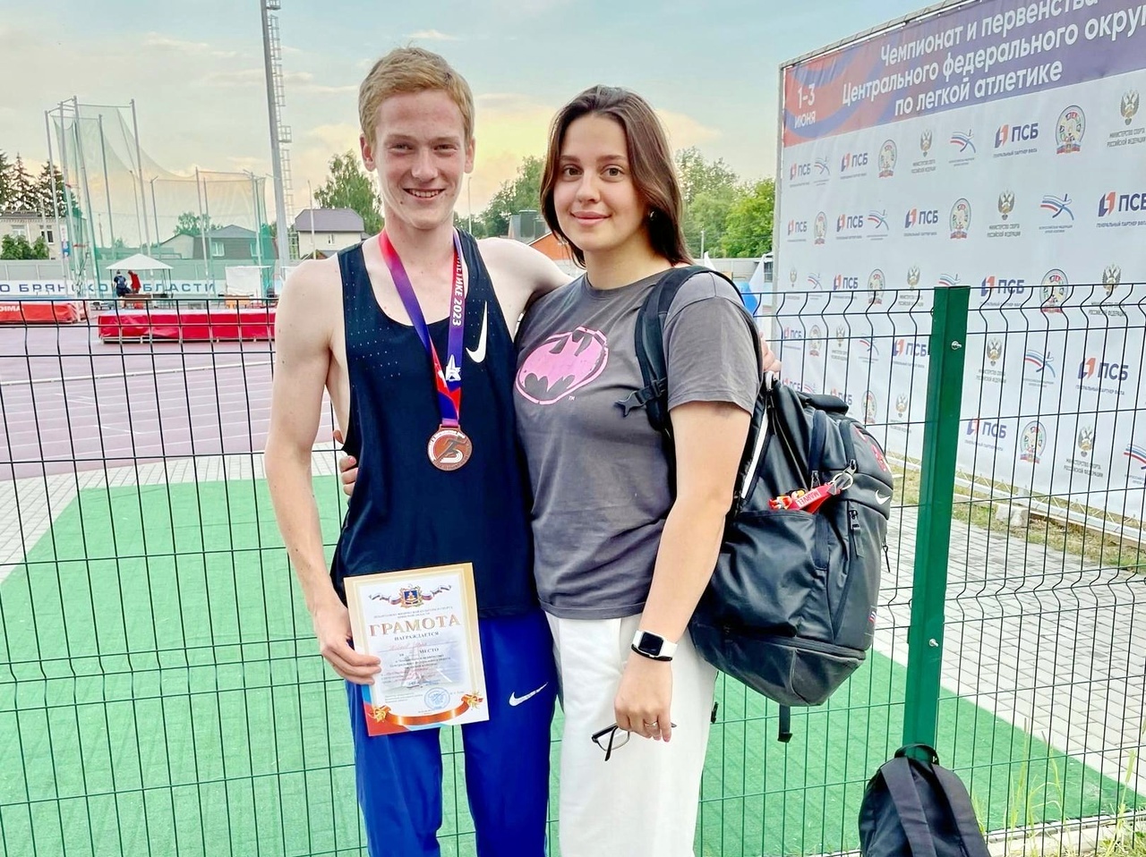 Илья Бобков – бронзовый призер первенства ЦФО по легкой атлетике