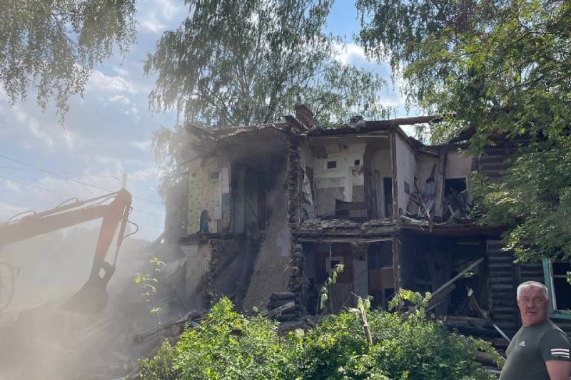 На Рубленном начался снос аварийных домов
