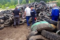 С улиц Кинешмы вывезено 20 тонн автопокрышек
