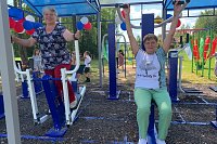 В селе Воскресенском Кинешемского района открыли тренажерный комплекс