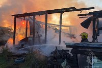 На улице Короленко горел жилой дом