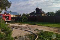 В выходные в Кинешме загорелись два дома