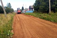 В Лагунихе ремонтируют дорогу