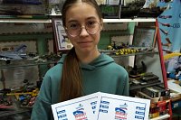Сейфетдинова Василиса – лауреат Всероссийского конкурса «Юный техник–моделист»
