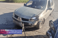 На ул.Спортивной столкнулись «Рено Симбол» и «ИЖ»