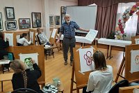 Известный художник и скульптор провел мастер-класс для учащихся кинешемской худшколы