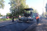 В Кинешме продолжается ремонт дороги по улице Юрьевецкой