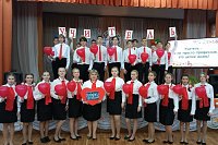 В школе №18 завершился музыкальный фестиваль «Битва хоров»