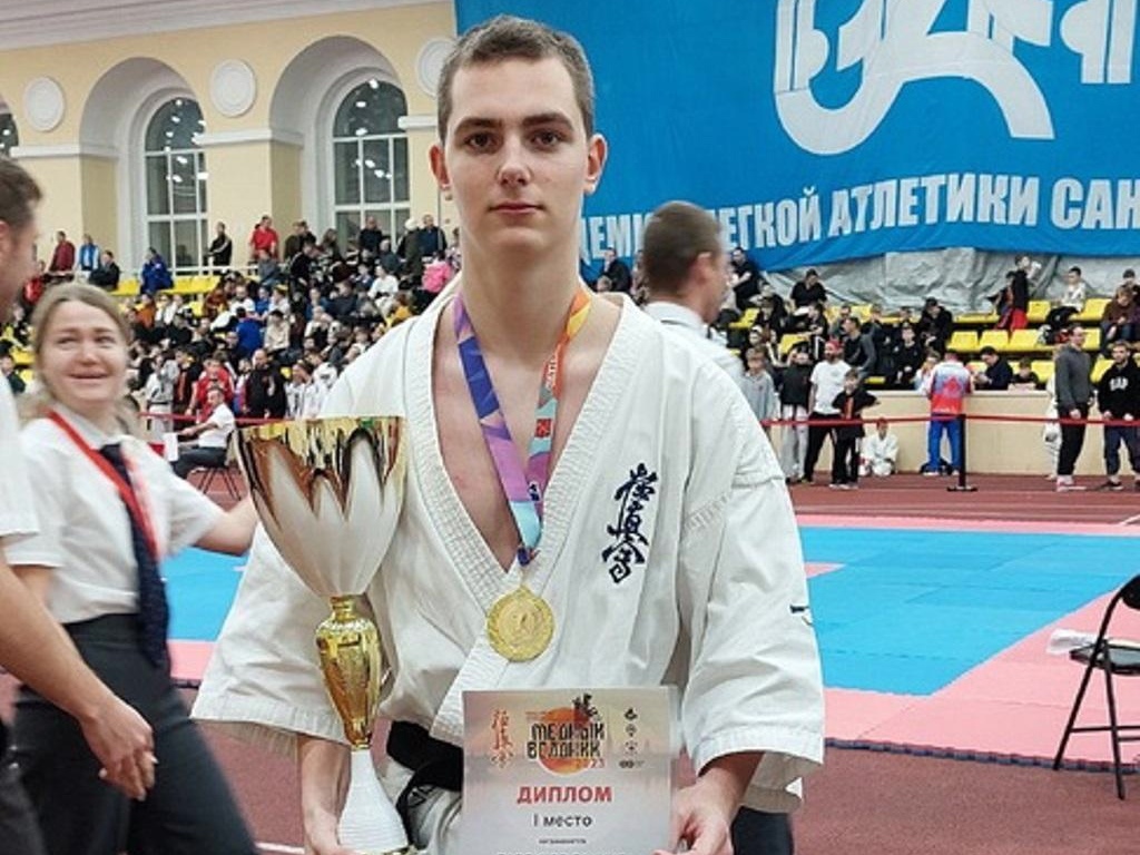 Даниил Павликов победил на Всероссийском турнире по киокусинкай «Медный всадник»