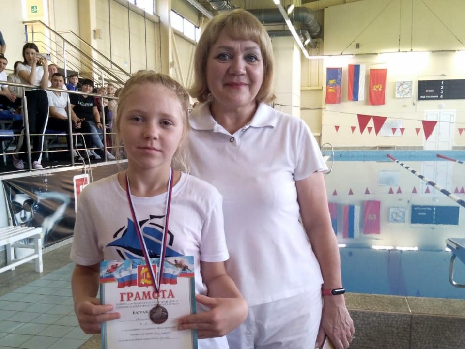 Мария Абдулина стала призером соревнований по плаванию в Вичуге