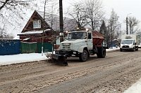 УГХ Кинешмы из-за обледенения дорог и тротуаров работает в усиленном режиме