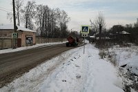 УГХ продолжает убирать улицы Кинешмы от снега