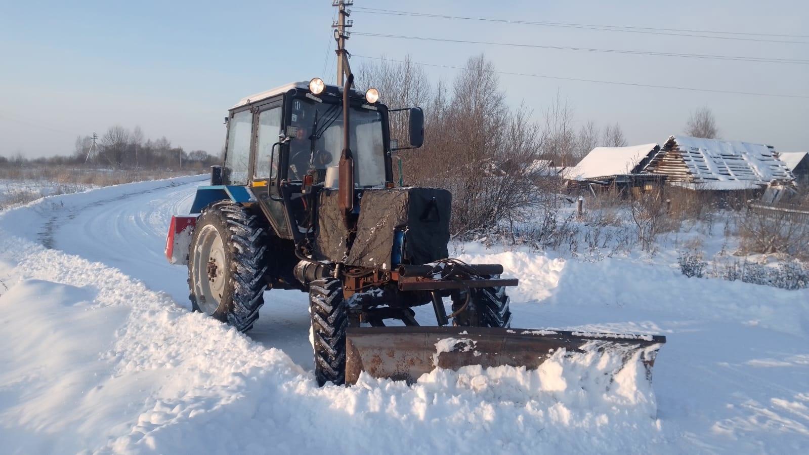 Власти Кинешемского района отчитались о полной ликвидации последствий снегопада