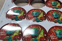 Печать наклеек на самоклеющейся пленке в типографии