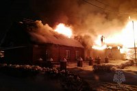 В новогоднюю ночь загорелся жилой дом на ул.Декабристов