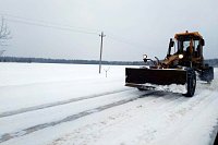 Дороги Кинешемского района очищают после снегопада