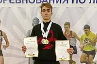 Кирилл Кузьмин завоевал золото и серебро на Всероссийских соревнованиях по легкой атлетике