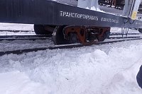 На станции в Кинешме сошел с рельсов грузовой вагон технического поезда