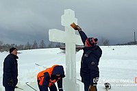В Кинешме у Кузнецкого моста завершается обустройство крещенской купели