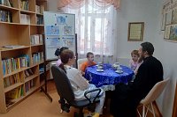В Кинешемском социально-реабилитационный центре за чашкой чая поговорили о Крещении