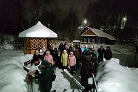 Крещенскую купель на территории родничка в честь Тихона Лухского посетили 80 человек