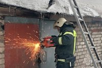 В Заволжске сгорели четыре секционных сарая