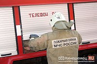 В Заволжске загорелся кондитерский магазин