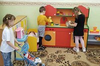 В детском саду №34 появилась новая игровая мебель