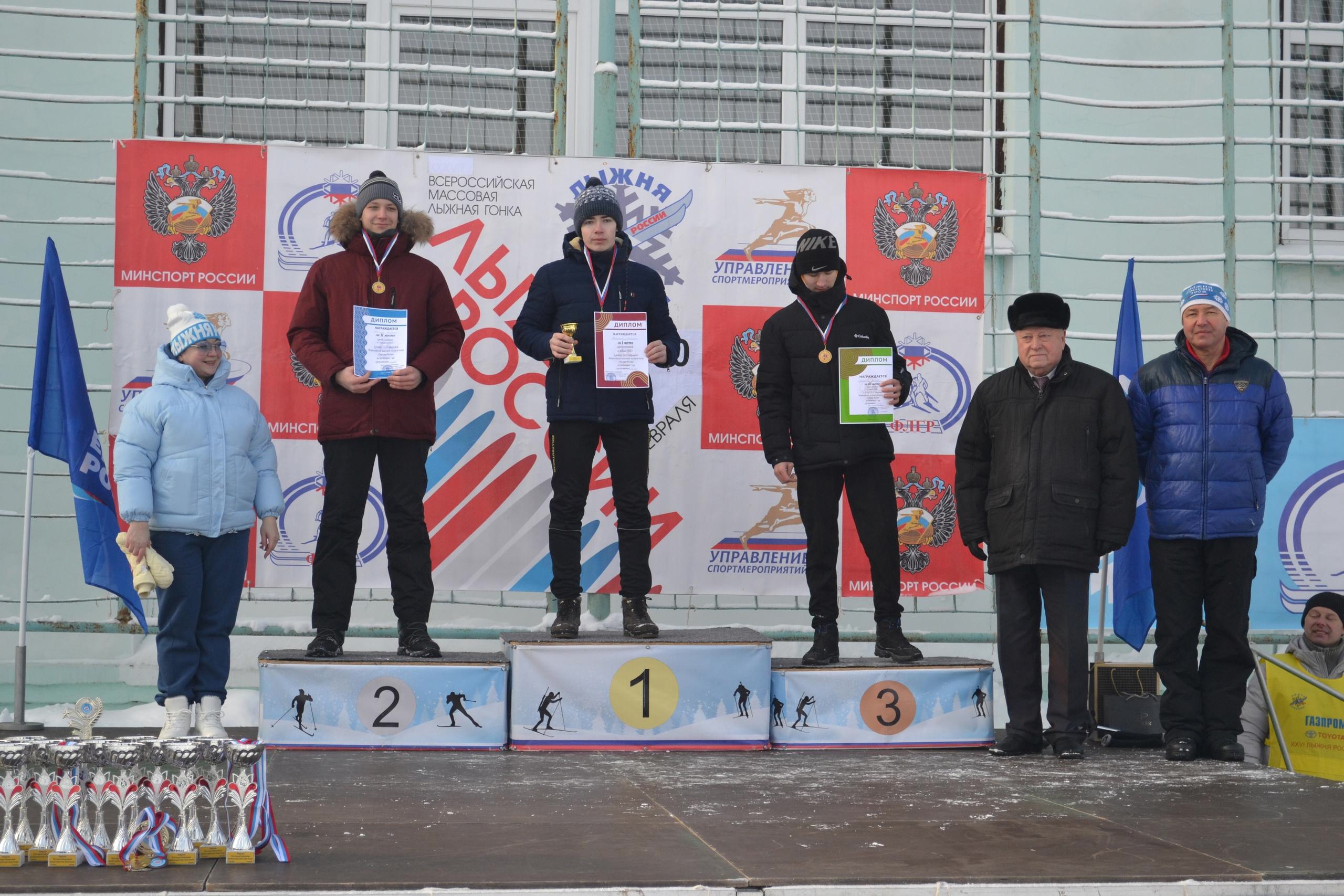 На старт «Лыжни России» в Кинешме вышли студенты