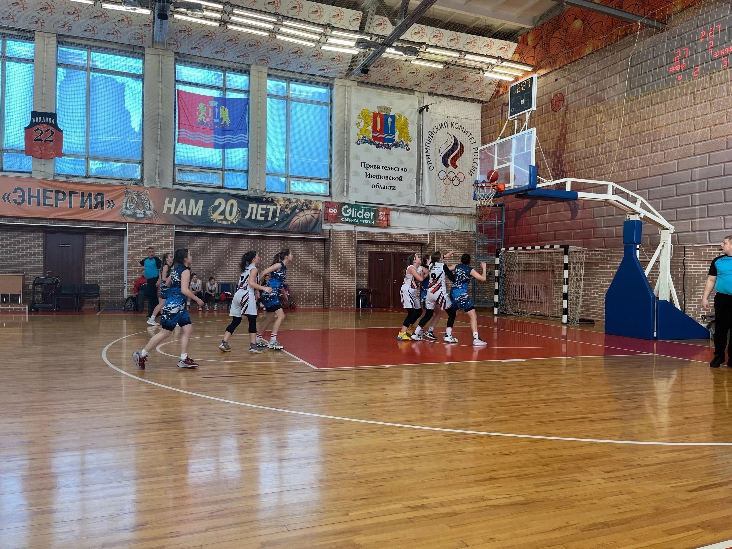 Баскетболистки «Арены» принимают участие в первенстве Ивановской области