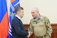Станислав Воскресенский провел рабочую встречу с командиром 98-й дивизии ВДВ