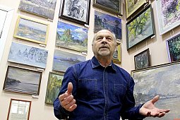 70-летие отмечает известный кинешемский художник Владимир Шагин