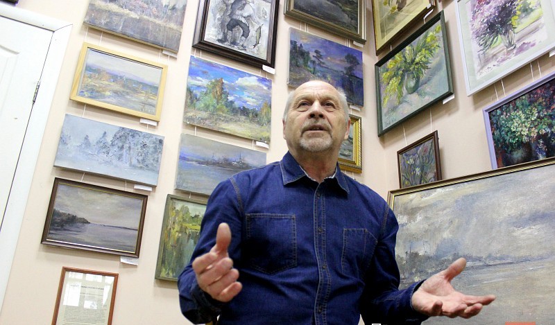 70-летие отмечает известный кинешемский художник Владимир Шагин