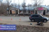 На ул.Красноветкинской мотоциклиста сбила иномарка