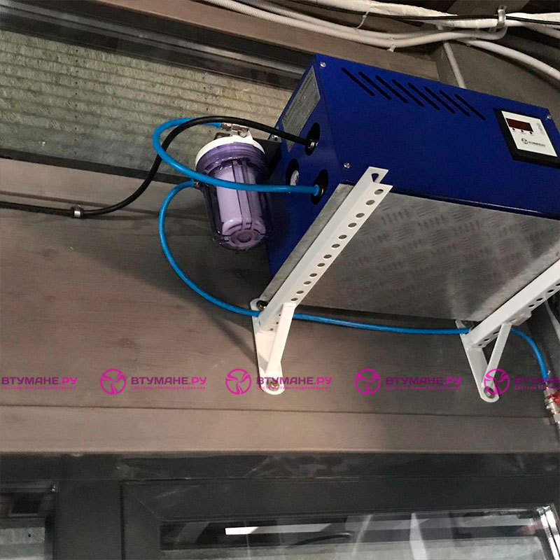 Привлекательное охлаждение через систему туманообразования