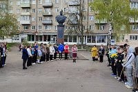 В канун Дня Победы у бюста маршалу Василевскому состоялся митинг