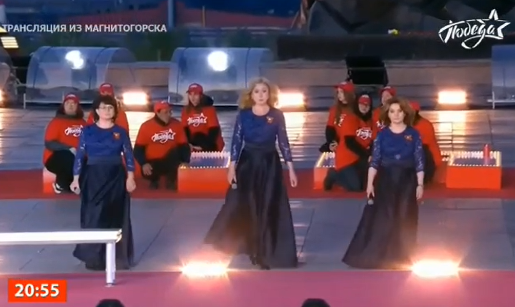 На телеканале «ПОБЕДА» показали выступление кинешемского трио «Гармония» в Магнитогорске
