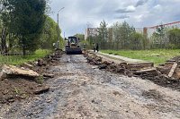В Дьячеве впервые за 30 лет ремонтируют дорогу от остановки до школы