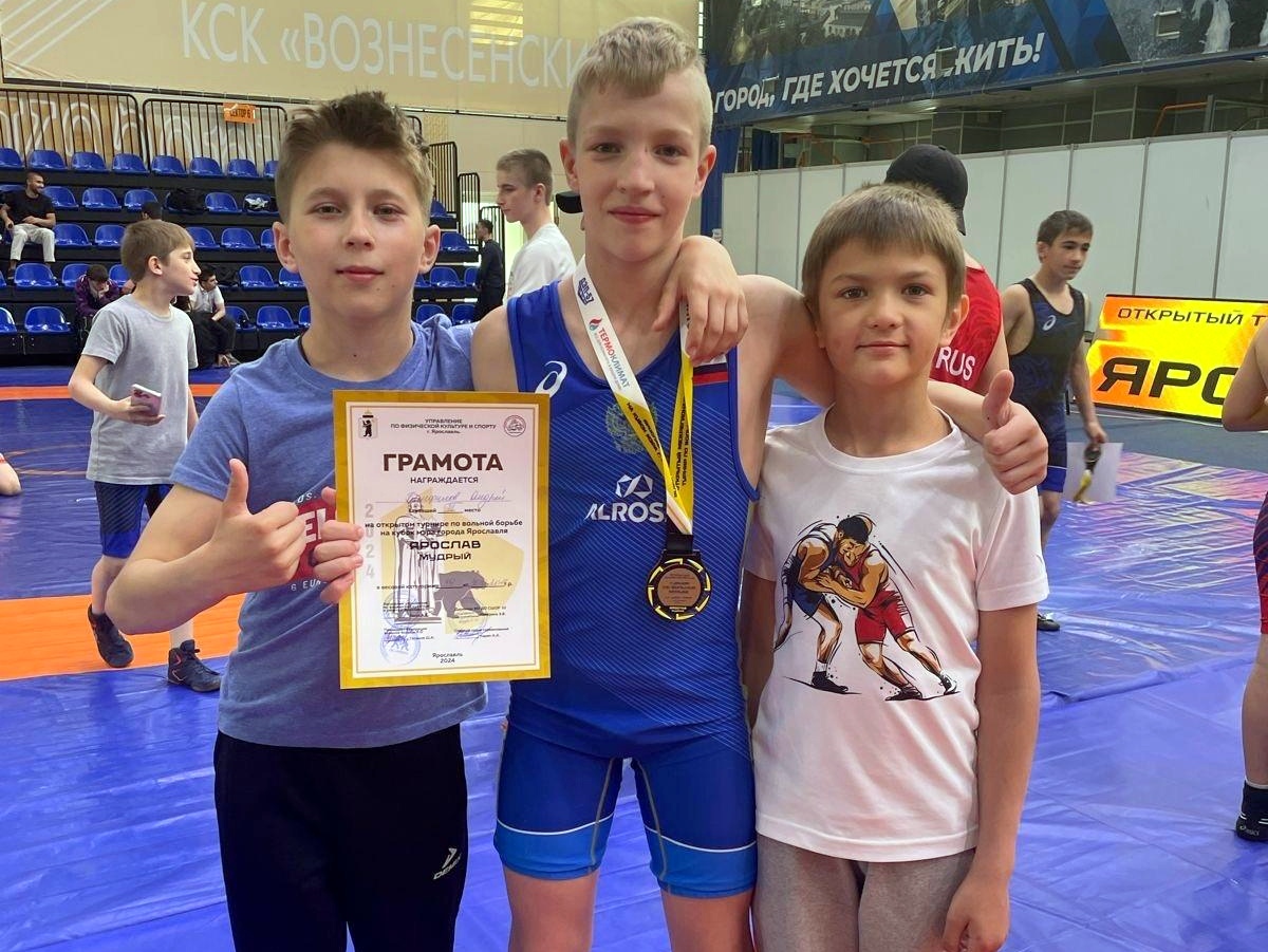Андрей Панфилов стал призером турнира по вольной борьбе в Ярославле