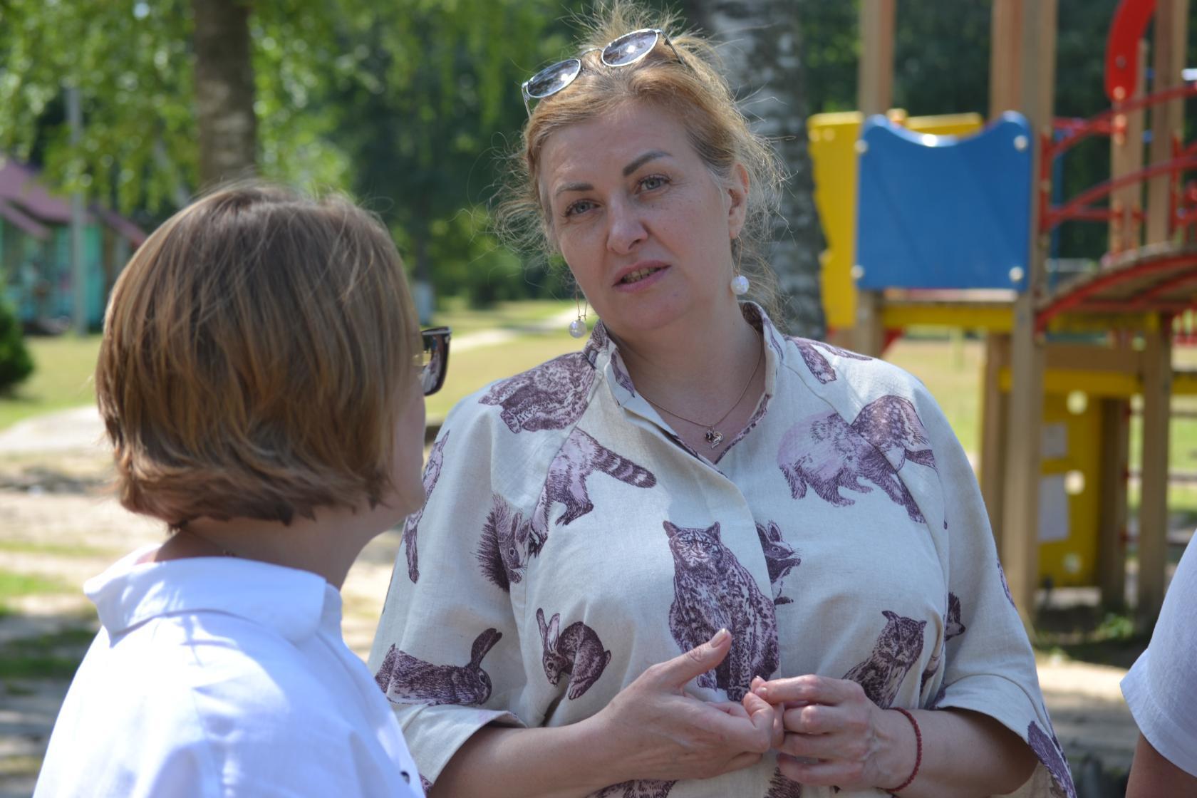 Светлана Протасевич отметила позитивные изменения в кинешемском лагере «Радуга»