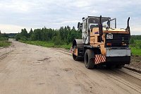 В Первомайском продолжается капитальный ремонт дороги по ул. Садовой
