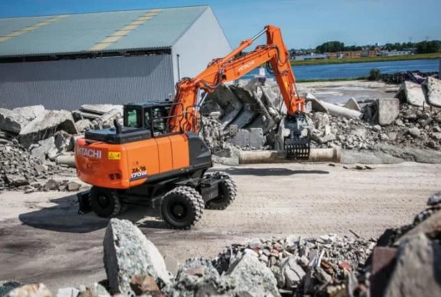 Сфера применения колесных экскаваторов