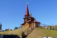 В Заволжском районе освятили новый храм Архистратига Божия Михаила