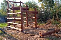 На «Рубеже маршала Василевского» в Вахутках продолжают устанавливать новые элементы